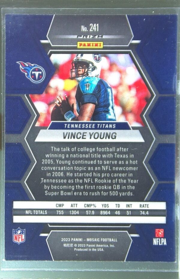 2023 Mosaic Vince Young Mosaic #241 Titans - Image 3