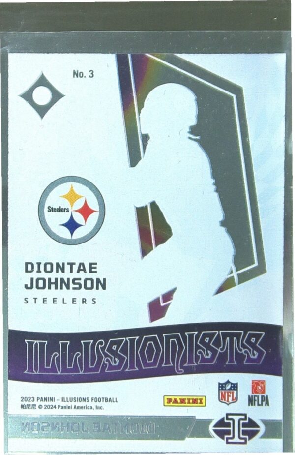 2023 Panini Illusions Diontae Johnson #3 Steelers Illusionists - Image 3