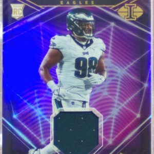 2023 Panini Illusions Jalen Carter JSY RC #GE-JCA Eagles Great Expectations