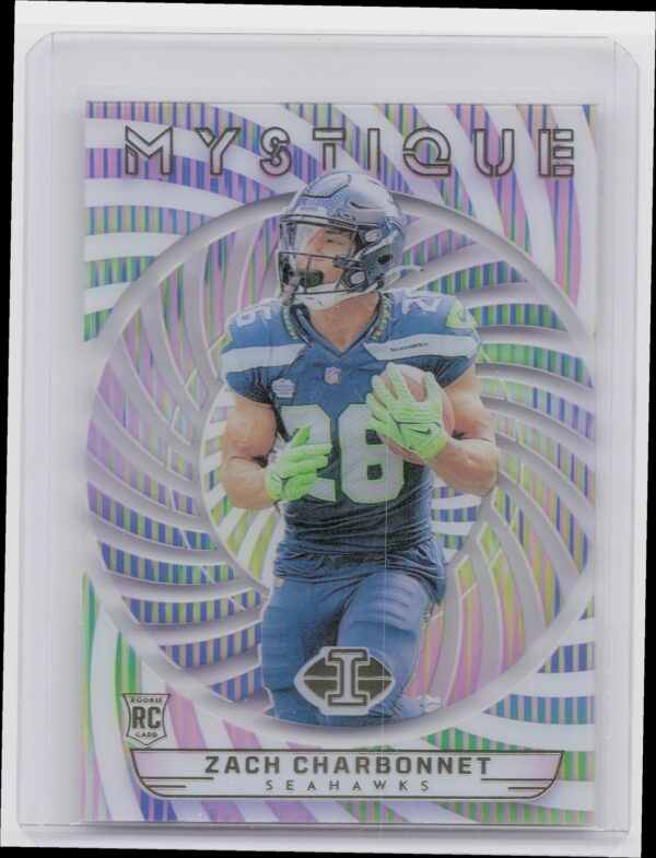 2023 Panini Illusions Zach Charbonnet RC #41 Seahawks Mystique Mosaic