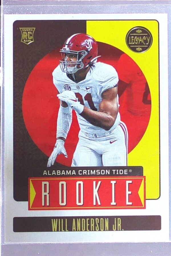 2023 Panini Legacy Will Anderson Jr. RC #181 Tide