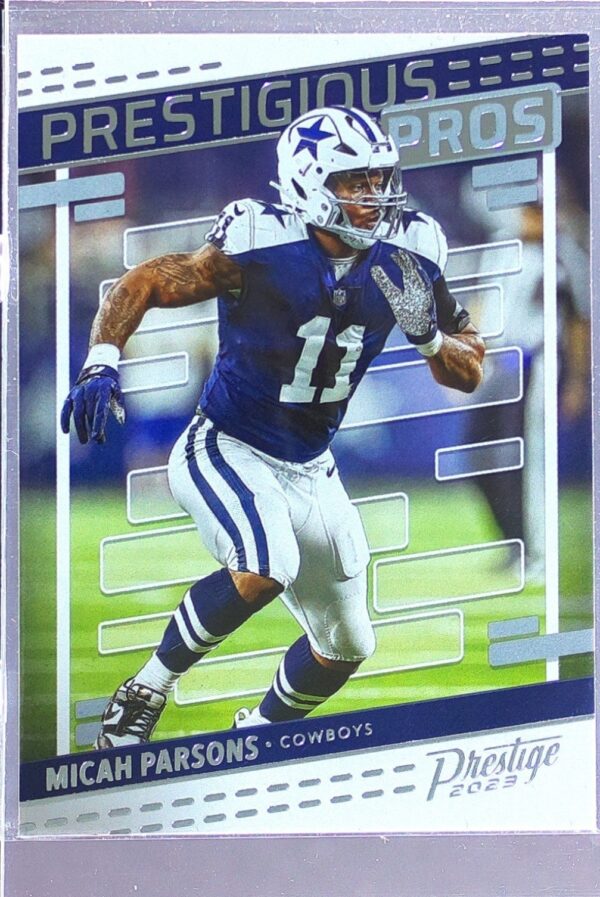 2023 Panini Prestige Micah Parsons #PP-12 Cowboys Prestigious Pros