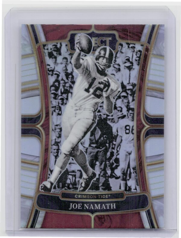 2023 Panini Select Draft Picks Joe Namath Silver Prizm #96 Tide