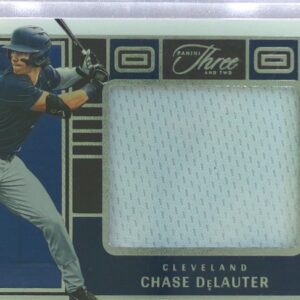 2023 Panini Three and Two Chase DeLauter JSY /49 #JS-CDL Guardians Jumbo Swatch