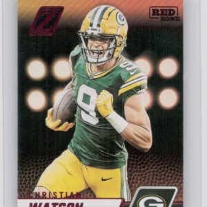 2023 Panini Zenith Christian Watson Red Zone. #36 Packers