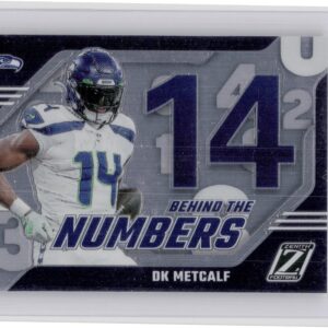 2023 Panini Zenith DK Metcalf Behind the Numbers #8 Seahawks