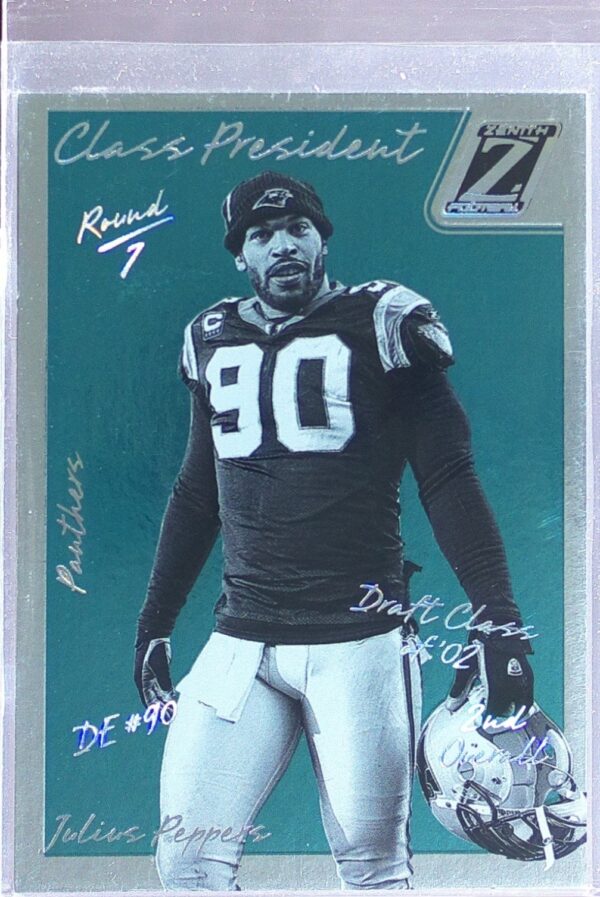 2023 Panini Zenith Julius Peppers #CP-2002 Panthers Class President