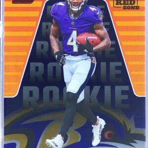 2023 Panini Zenith Zay Flowers Red Zone RC #200 Ravens