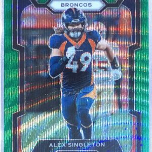 2023 Prizm Alex Singleton Green Wave #84 Broncos