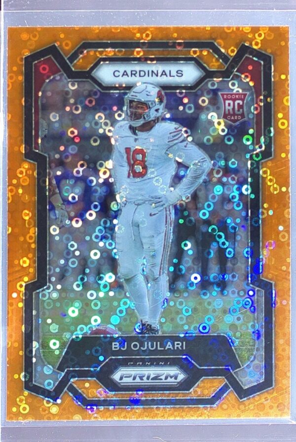 2023 Prizm BJ Ojulari Orange Disco RC #301 Cardinals