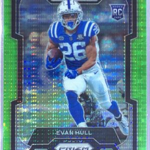 2023 Prizm Evan Hull Neon Green Pulsar RC #344 Colts