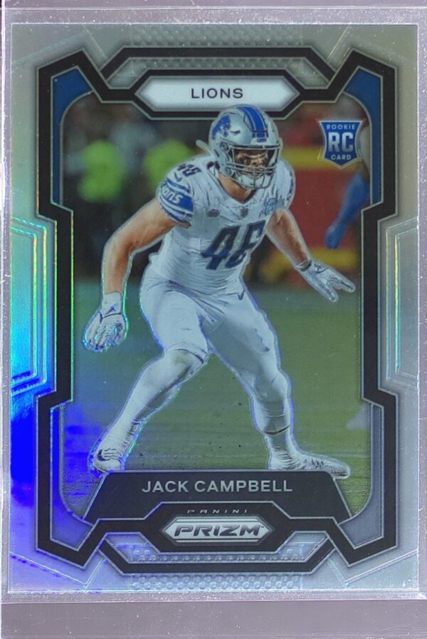 2023 Prizm Jack Campbell Silver RC #330 Lions