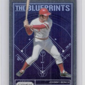 2023 Prizm Johnny Bench #TB16 Reds The Blueprints
