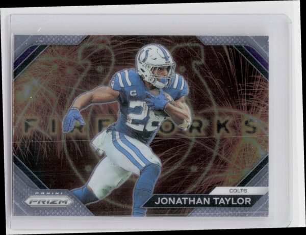 2023 Prizm Jonathan Taylor Fireworks #F-16 Colts