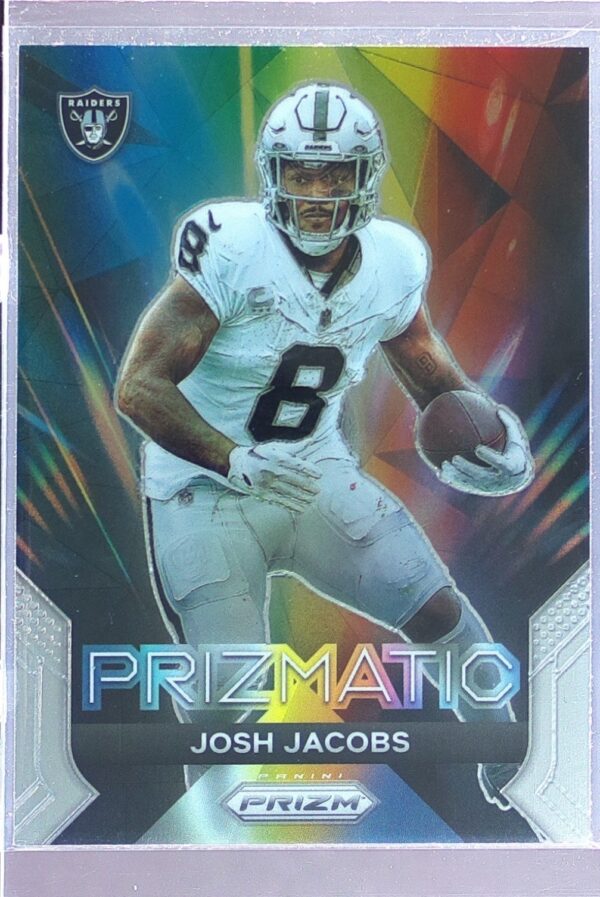 2023 Prizm Josh Jacobs #15 Raiders Prizmatic