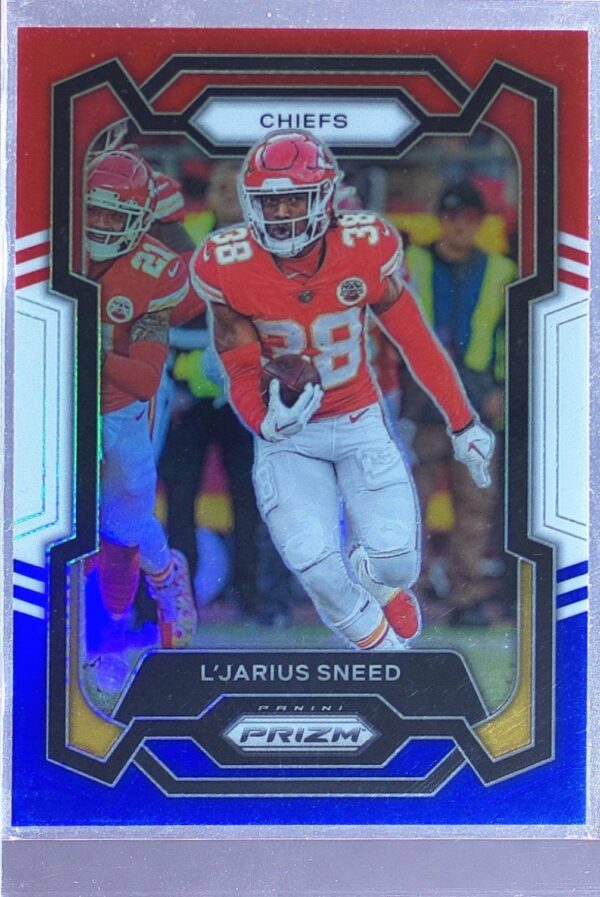 2023 Prizm L'Jarius Sneed Red White and Blue #146 Chiefs