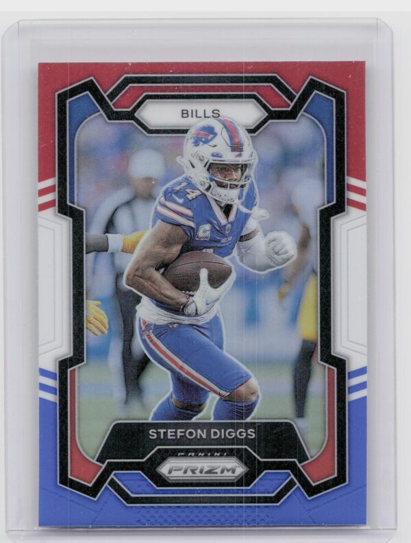 2023 Prizm Stefon Diggs Red White and Blue #35 Bills