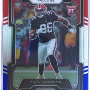 2023 Prizm Zach Harrison Red White and Blue RC #306 Falcons