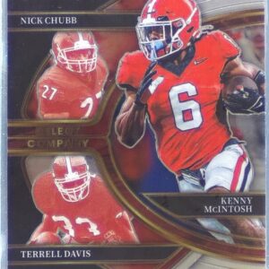 2023 Select Draft Picks Kenny McIntosh / Nick Chubb / Terrell Davis RC #SC-GE