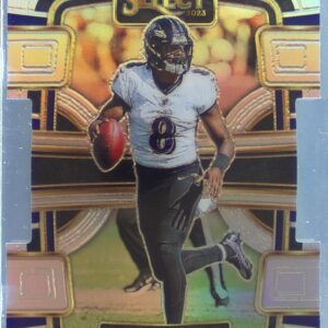 2023 Select Lamar Jackson Silver Prizms Die Cuts #7 Ravens