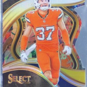 2023 Select Riley Moss Red and Yellow Prizms Die Cuts RC #222 Broncos