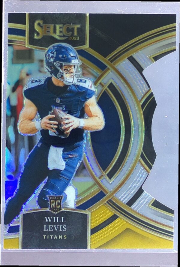 2023 Select Will Levis Black and Gold Prizms Die Cuts RC #148 Titans