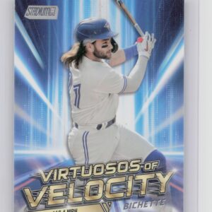 2023 Stadium Club Bo Bichette #VV-19 Jays Virtuosos of Velocity