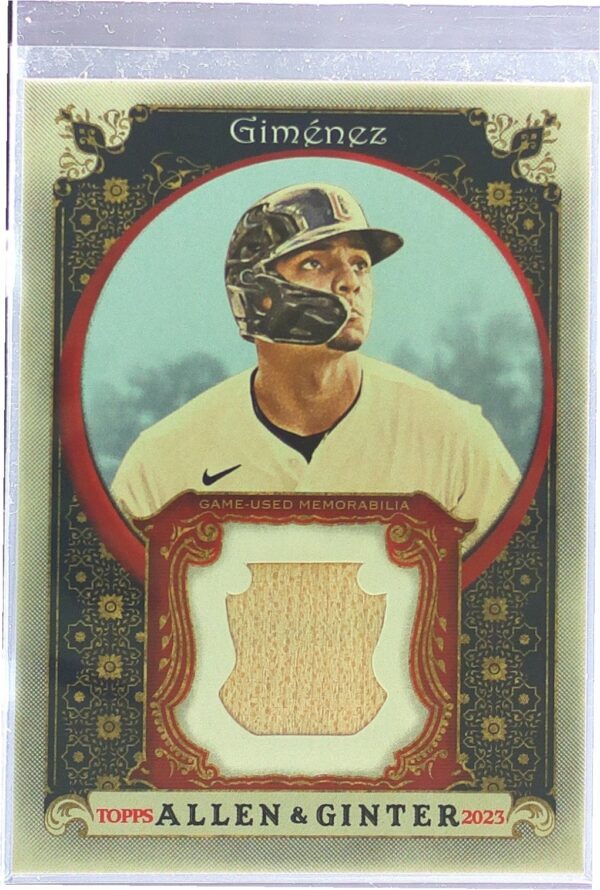 2023 Topps Allen & Ginter Andres Gimenez JSY #AGRB-AG Guardians Allen & Ginter B