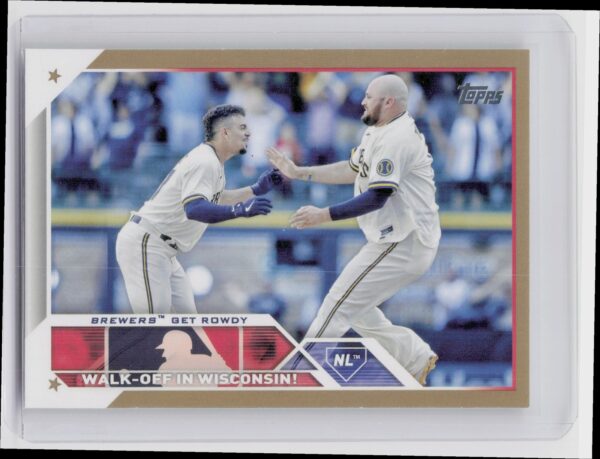 2023 Topps Brewers Get Rowdy Bronze checklist #457 Brewers