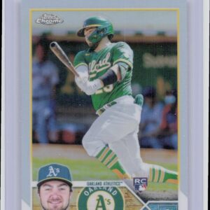 2023 Topps Chrome Shea Langeliers Refractor #175 Athletics
