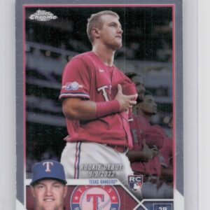 2023 Topps Chrome Update Josh Jung Rookie Debut #USC51 Rangers