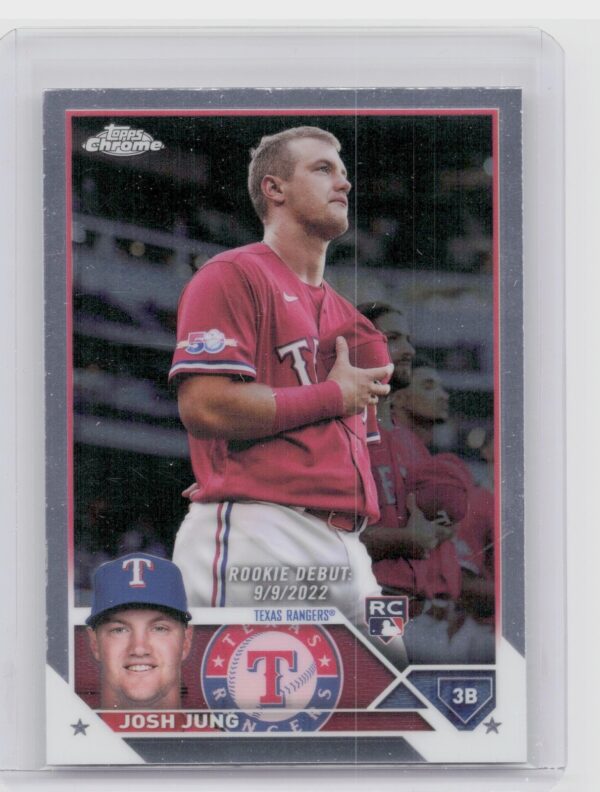 2023 Topps Chrome Update Josh Jung Rookie Debut #USC51 Rangers