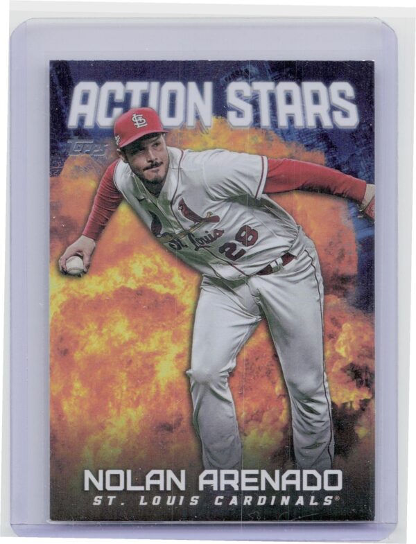 2023 Topps Chrome Update Nolan Arenado #ASC-21 Cardinals Action Stars