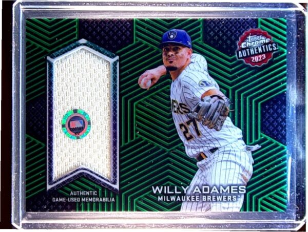 2023 Topps Chrome Willy Adames JSY #TCA-WIA Brewers Relic