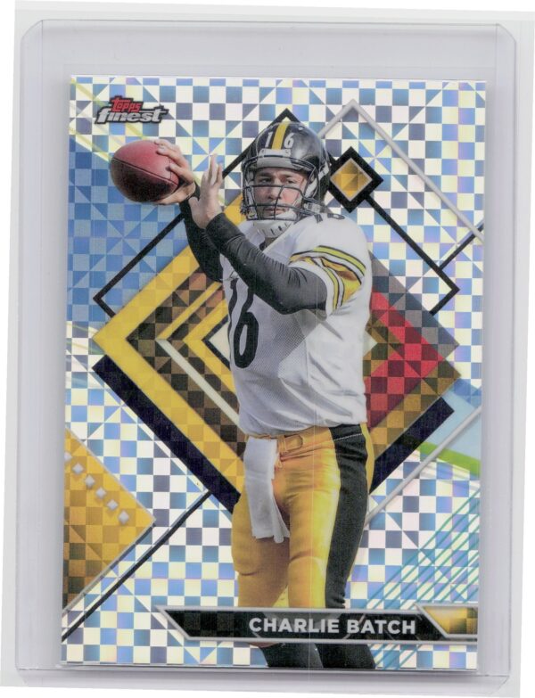 2023 Topps Composite Charlie Batch Finest Checkerboard Refractor #243 Steelers