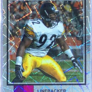2023 Topps Composite James Harrison #1973-22 Steelers 1973 Topps Football Lazer