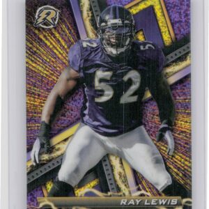 2023 Topps Composite Ray Lewis Resurgence Purple and Yellow Static #66 Ravens