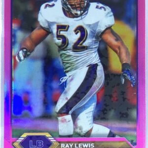 2023 Topps Composite Ray Lewis Topps Chrome Pink Refractor #20 Ravens