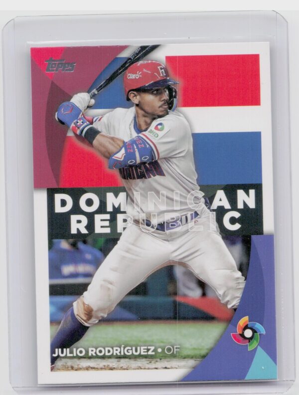 2023 Topps Julio Rodriguez #WBC-24 Republic World Baseball Classic Stars