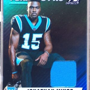 2023 Zenith Jonathan Mingo RC JSY #TPM-JMO Panthers Turning Pro Memorabilia