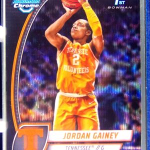 2024-25 Bowman University Chrome Jordan Gainey Black Wave Refractor #33 Vols
