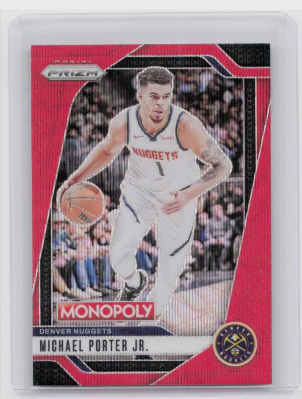 2024-25 Panini Prizm Monopoly Michael Porter Jr. Red Prizms #56 Nuggets