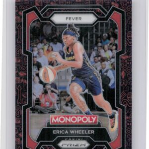 2024-25 Panini Prizm Monopoly WNBA Erica Wheeler Red Classic Icons 44 Fever