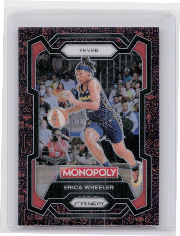 2024-25 Panini Prizm Monopoly WNBA Erica Wheeler Red Classic Icons 44 Fever