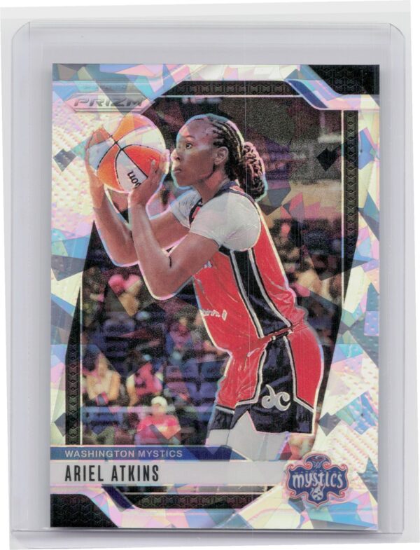 2024-25 Panini Prizm WNBA Ariel Atkins Ice Prizms #56 Mystics