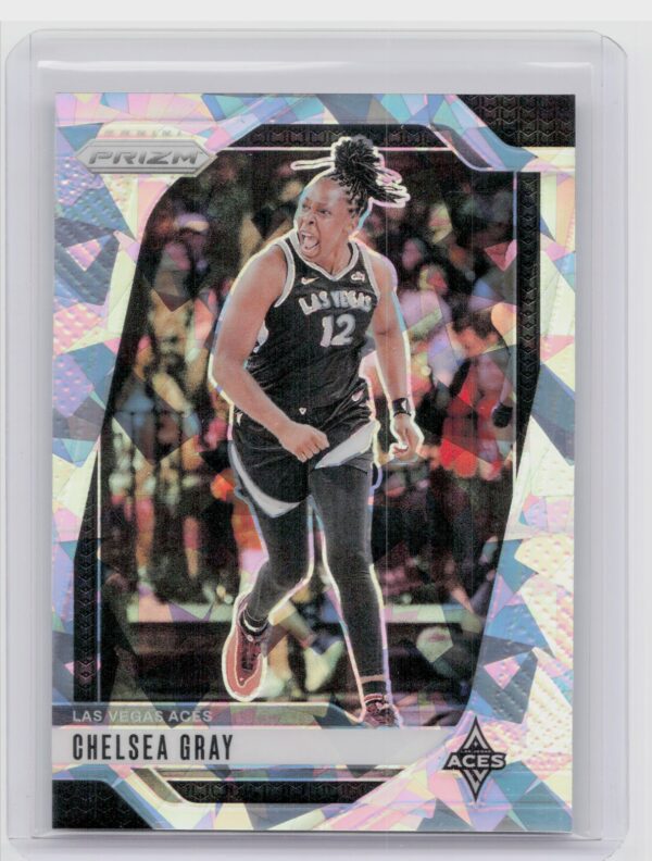 2024-25 Panini Prizm WNBA Chelsea Gray Ice Prizms #84 Aces
