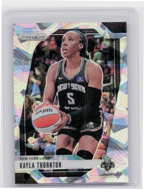 2024-25 Panini Prizm WNBA Kayla Thornton Ice Prizms #90 Liberty