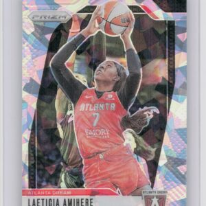 2024-25 Panini Prizm WNBA Laeticia Amihere Ice Prizms #54 Dream