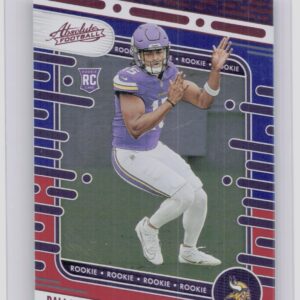 2024 Absolute Dallas Turner Red and Blue RC #117 Vikings