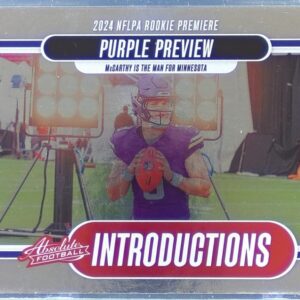 2024 Absolute J.J. McCarthy RC #I-JMY Vikings Introductions